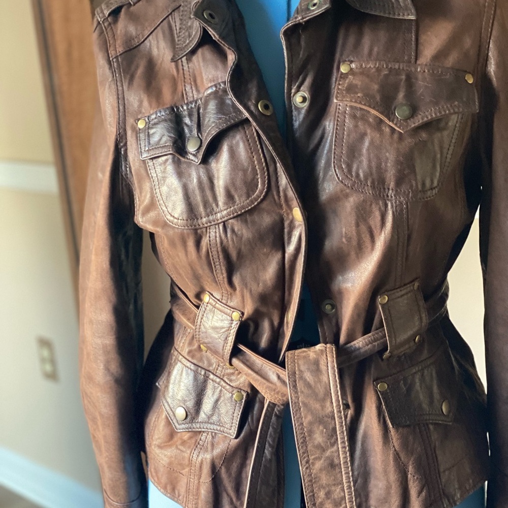 Brown Leather Jacket